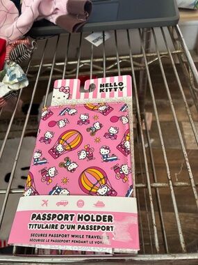 Hello Kitty Pink Hot Air Balloon Passport Holder